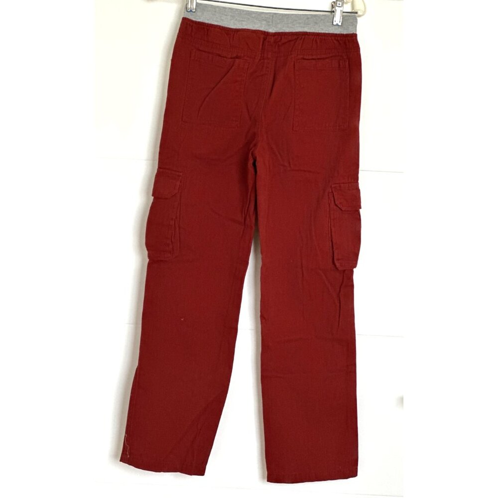 CAMP AND CAMPUS Boy Sz S ( 8 ) Cargo Pants Drawstring NWT Brown - Picture 3 of 9